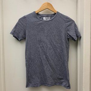 Everlane The Cotton Crew Navy Striped Top